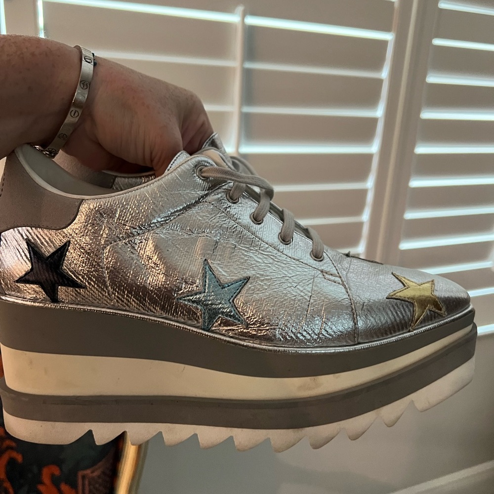Stella McCartney star platform sneakers size 39 barely worn.